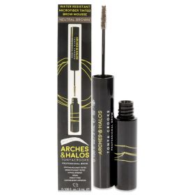 Microfiber Tinted Brow Mousse - Neutral Brown by Arches and Halos for Women - 0.106 oz Mousse