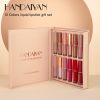 12Color Matte Liquid Lipstick Kit Non Stick Cup Waterproof Lip Gloss Long Lasting Korean Cosmetics Makeup For Women