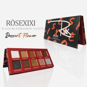 Rosexixi 10-color Eyeshadow Palette (Option: 1pc)