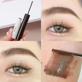 Waterproof Natural Liquid Dyeing Eyebrow Cream Long Lasting Quick Drying Brown Grey Dyeing Eyebrows Enhancers Makeup Cosmetics (Color: 02)
