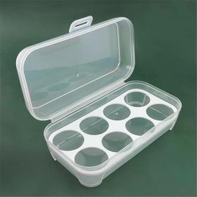 4/8pcs Makeup Sponge Blender Beauty Egg Cosmetic Puff Soft Foundation Sponges Powder Puff Women Make Up Accessories Beauty Tools (Color: 8 Grids Empty Box)