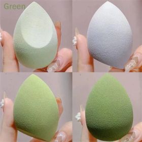 4/8pcs Makeup Sponge Blender Beauty Egg Cosmetic Puff Soft Foundation Sponges Powder Puff Women Make Up Accessories Beauty Tools (Color: 4pcs Green no box)