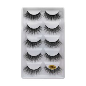MEISHENJIE 10/5/3 Pair 3D Faux Mink Eyelashes Natural Thick russian strip lashes Dramatic Fake Lashes Makeup Extension Faux Cils (Color: 5 pairs-G507)
