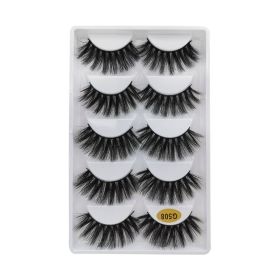MEISHENJIE 10/5/3 Pair 3D Faux Mink Eyelashes Natural Thick russian strip lashes Dramatic Fake Lashes Makeup Extension Faux Cils (Color: 5 pairs-G508)
