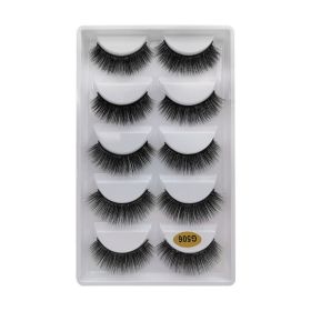MEISHENJIE 10/5/3 Pair 3D Faux Mink Eyelashes Natural Thick russian strip lashes Dramatic Fake Lashes Makeup Extension Faux Cils (Color: 5 pairs-G506)