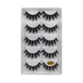 MEISHENJIE 10/5/3 Pair 3D Faux Mink Eyelashes Natural Thick russian strip lashes Dramatic Fake Lashes Makeup Extension Faux Cils (Color: 5 pairs-G505)