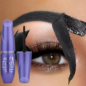 Semi-Permanent Peel Off Eyebrow Dye Cream Waterproof Sweatproof Brow Gel Natural Long-Wearing Stripped Wild Eye Brow Makeup (Color: 04)