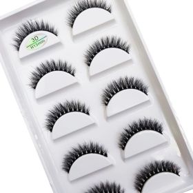 38 Style 5 Pairs Eyelash Natural 3D Mink False Eyelashes Makeup Fake Eye Lashes Faux Cils Make Up Beauty Tools Wholesale (Color: 5Pairs  H13Mini)