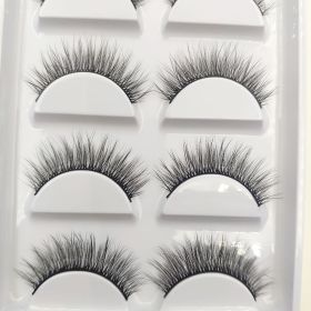 38 Style 5 Pairs Eyelash Natural 3D Mink False Eyelashes Makeup Fake Eye Lashes Faux Cils Make Up Beauty Tools Wholesale (Color: 5Pairs X07)