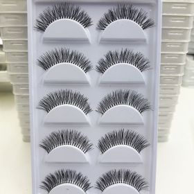 38 Style 5 Pairs Eyelash Natural 3D Mink False Eyelashes Makeup Fake Eye Lashes Faux Cils Make Up Beauty Tools Wholesale (Color: 5Pairs A21)
