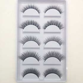 38 Style 5 Pairs Eyelash Natural 3D Mink False Eyelashes Makeup Fake Eye Lashes Faux Cils Make Up Beauty Tools Wholesale (Color: 5Pairs MIX01)