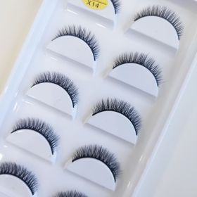 38 Style 5 Pairs Eyelash Natural 3D Mink False Eyelashes Makeup Fake Eye Lashes Faux Cils Make Up Beauty Tools Wholesale (Color: 5Pairs X14)