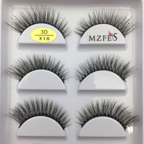 38 Style 5 Pairs Eyelash Natural 3D Mink False Eyelashes Makeup Fake Eye Lashes Faux Cils Make Up Beauty Tools Wholesale (Color: 5Pairs X16)