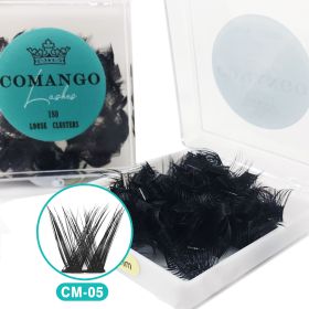 Cluster Lashes Individual Lashes Loose Fan Lash Extensions Lash Clusters C/D Curl 10/12/14/16/18mm DIY Eyelash Extensions (Color: CM05-180PCS, Curl, Length: C, 18mm)
