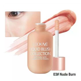 Waterproof Liquid Concealer Foundation Cream Lasting Full Coverage Acne Spot Dark Circles Concealer Cream Face Makeup Cosmetic (Color: Rouge 03Nude Burn)