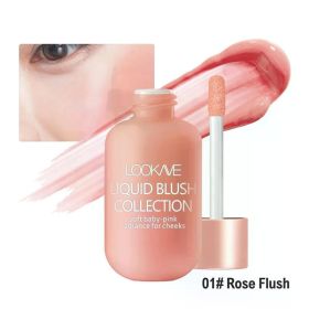 Waterproof Liquid Concealer Foundation Cream Lasting Full Coverage Acne Spot Dark Circles Concealer Cream Face Makeup Cosmetic (Color: Rouge 01Rose Flush)