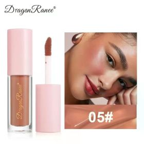 8 Colors Liquid Blush Waterproof Sweatproof Brighten Cheeks Rouge Nude Color Matte Contouring Powder Blusher Liquid Face Makeup (Color: 05)