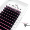 Eyelash Black Ombre Easy Fanning Volume Lashes Extensions Gradient Colored Automatic Flower Lash Eyelashes Mink Mix Lash Tray