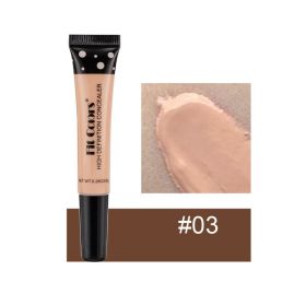 Full Cover Liquid Concealer 8 Color BB Cream Foundation Air-permeable Natural Brightening Makeup Eye Dark Circles Cream Cosmetic (Color: 03)