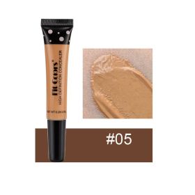 Full Cover Liquid Concealer 8 Color BB Cream Foundation Air-permeable Natural Brightening Makeup Eye Dark Circles Cream Cosmetic (Color: 05)