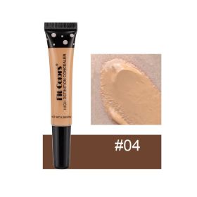 Full Cover Liquid Concealer 8 Color BB Cream Foundation Air-permeable Natural Brightening Makeup Eye Dark Circles Cream Cosmetic (Color: 04)