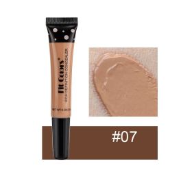 Full Cover Liquid Concealer 8 Color BB Cream Foundation Air-permeable Natural Brightening Makeup Eye Dark Circles Cream Cosmetic (Color: 07)