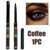 2Pcs Waterproof Black Brown Eyeliner Pencils-Smudge-Proof, Long-Lasting &Beginner-Friendly Smooth High Pigmented Punk Eye Makeup