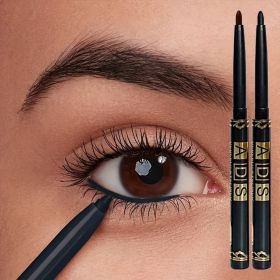 2Pcs Waterproof Black Brown Eyeliner Pencils-Smudge-Proof, Long-Lasting &Beginner-Friendly Smooth High Pigmented Punk Eye Makeup (Color: 2Pc Mixed)
