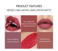 6 Color Matte Liquid Lipstick Kit Non Stick Cup Waterproof Lip Gloss Long Lasting Korean Cosmetics Makeup For Women