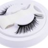 Hot Magnetic Eyelashes Set 1 Pair Reusable No Glue Needed False Eyelashes with Magnetic Tweezers Curly Faux Lashes Makeup Tool