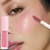 8 Colors Liquid Blush Waterproof Sweatproof Brighten Cheeks Rouge Nude Color Matte Contouring Powder Blusher Liquid Face Makeup