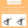 Yelix L Curl Lash Extension 8-15mm MIX Matte Mink Eyelashes Extension Individual Eyelashes L+/LU/M Curl Makeup False Lashes