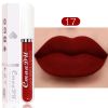 Sexy Long Lasting Velvet Matte Lip Gloss Rose Liquid Lipstick Makeup Women Beauty Red Nonstick Cup Waterproof Lip Gloss 18 Color